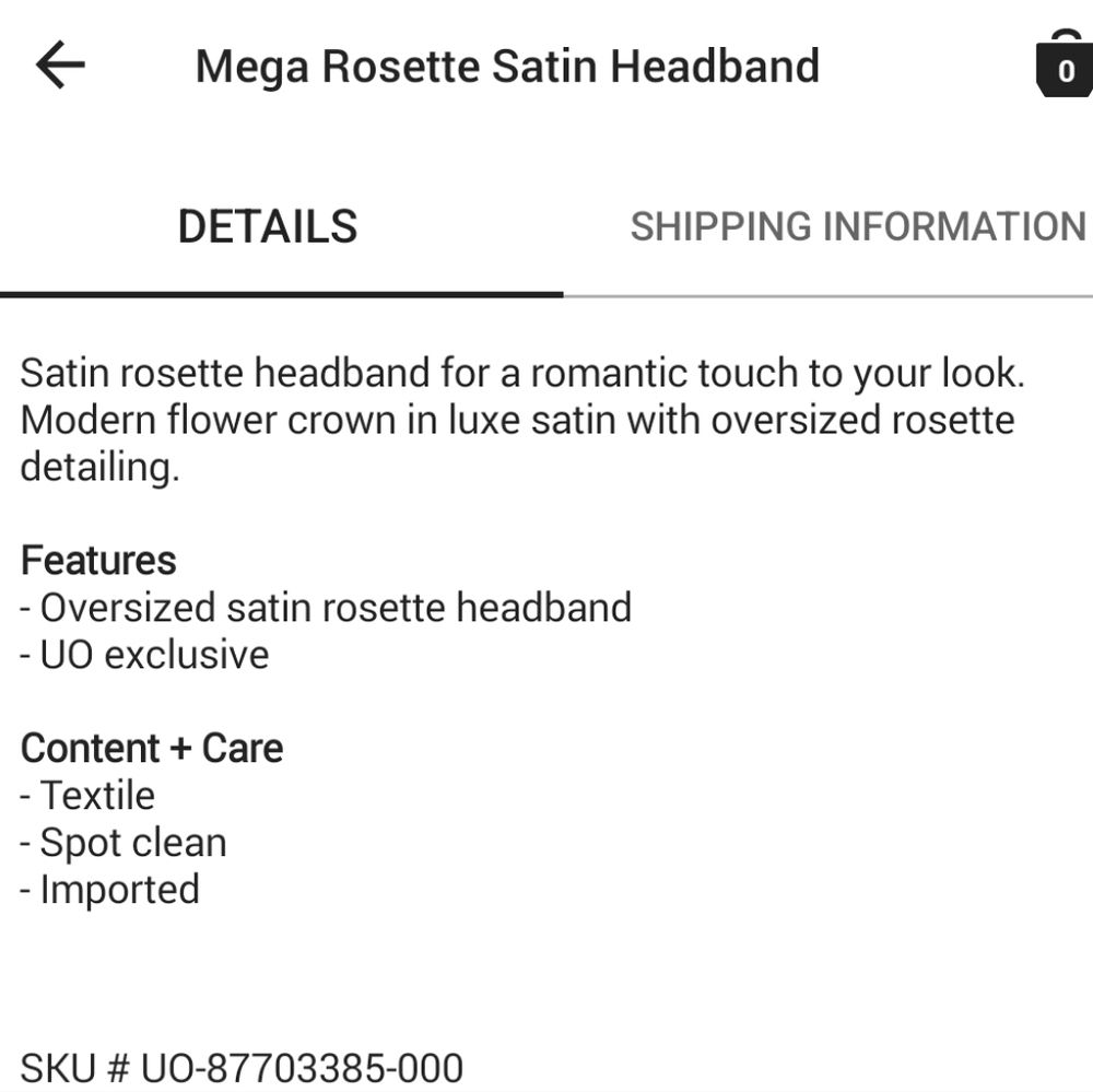 Urban Outfitters Mega Rosette Satin Headband in Blush Pink - Picture 5 of 9